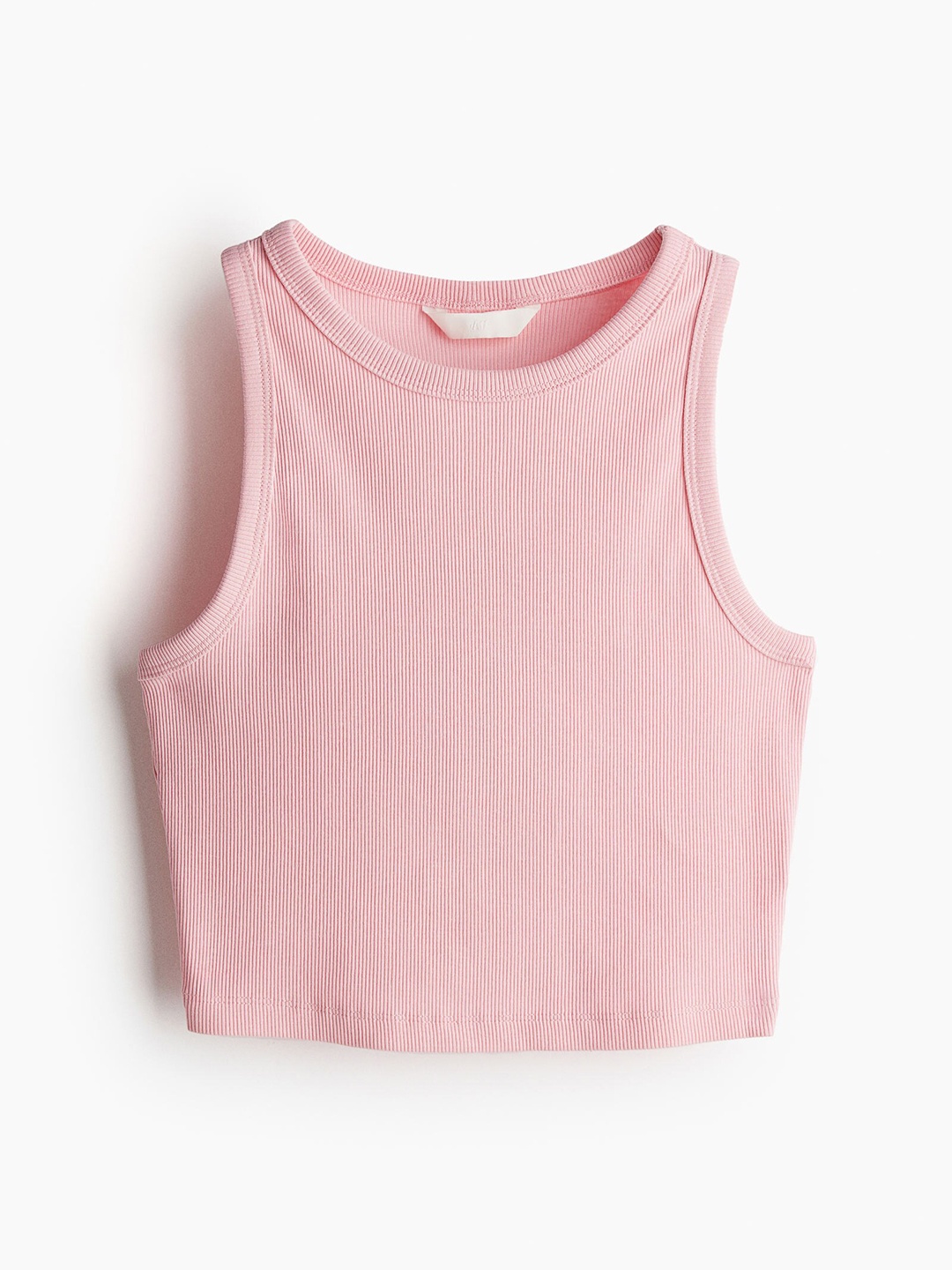 

H&M Women Cropped Vest Top, Pink