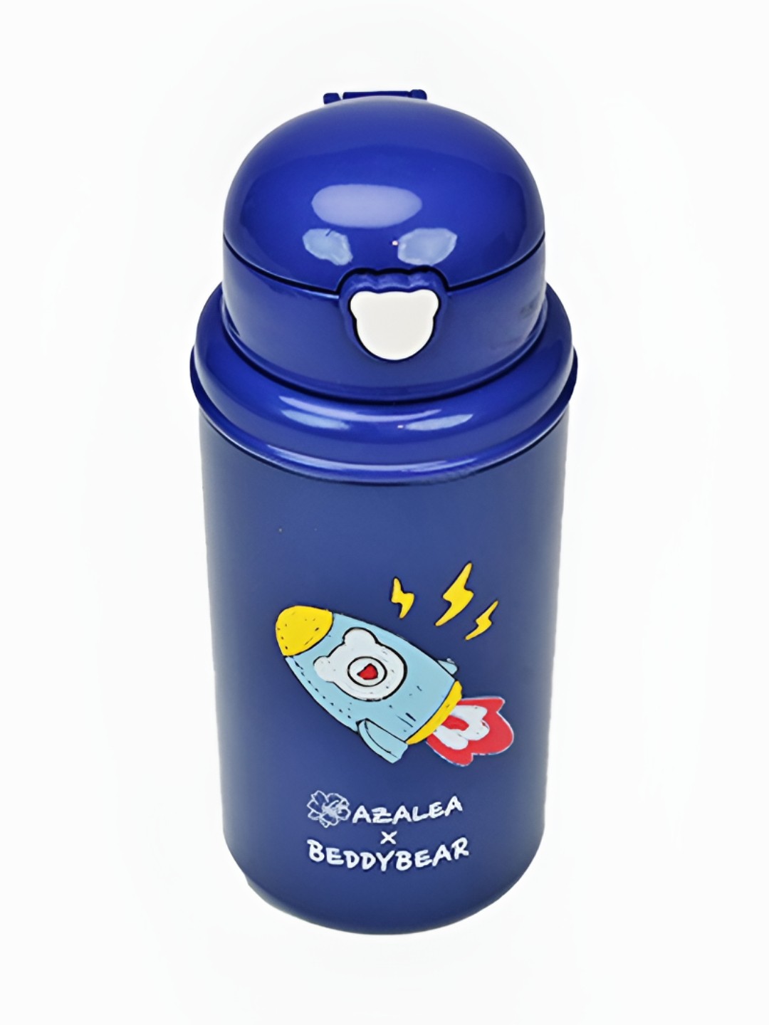 

Little Surprise Box LLP Blue & Yellow Stainless Steel Printed Water Bottle 600ml