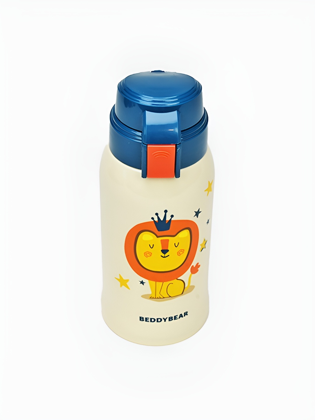 

Little Surprise Box LLP White & Orange Stainless Steel Printed Water Bottle