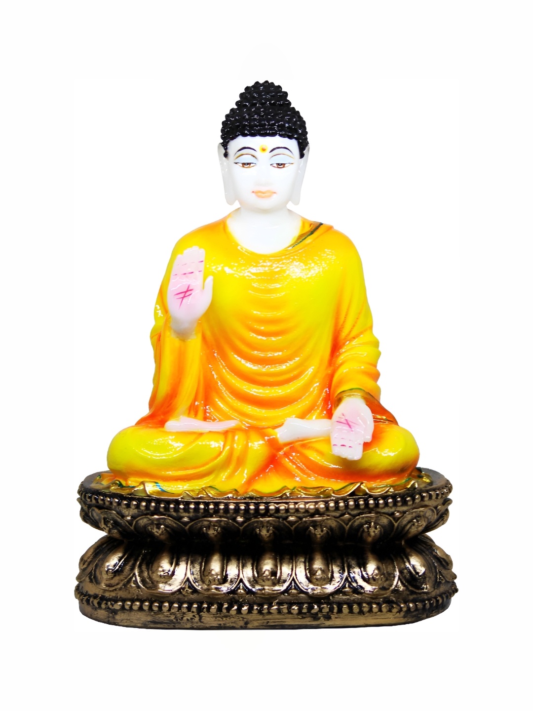 

Craft Junction White Buddha Polyresign Showpiece