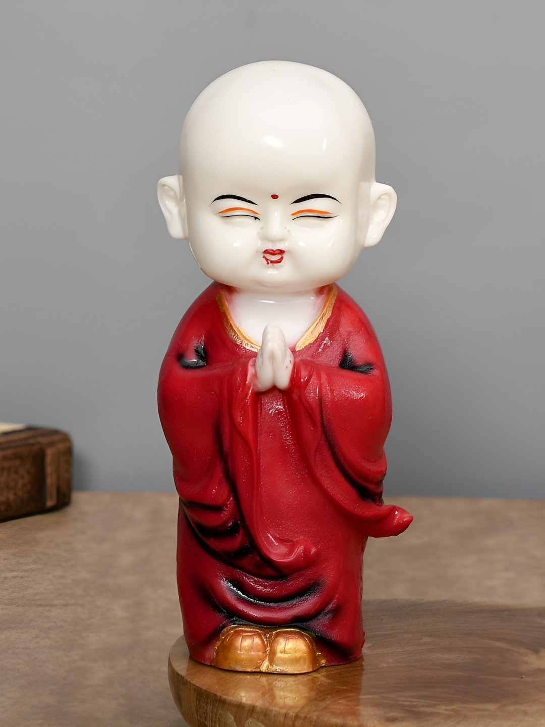 

Craft Junction White & Red Buddha Idol Showpiece