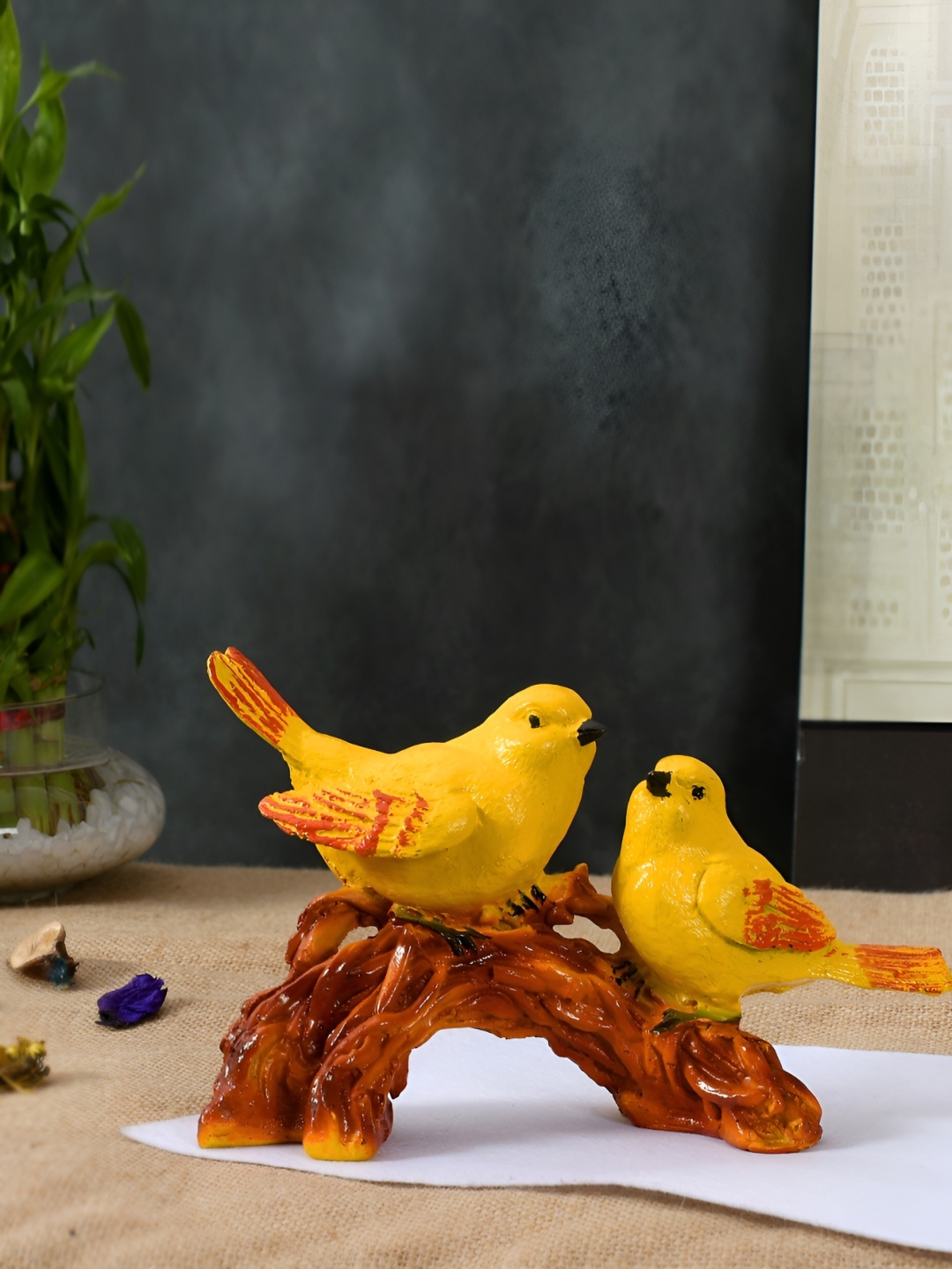

Craft Junction Yellow Birds Polyresin Showpiece