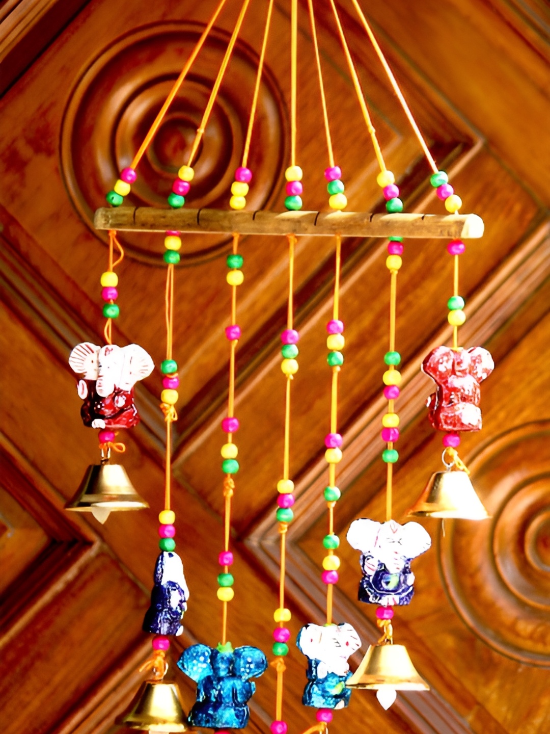 

Craft Junction Beige & Pink Wooden Decorative Showpiece