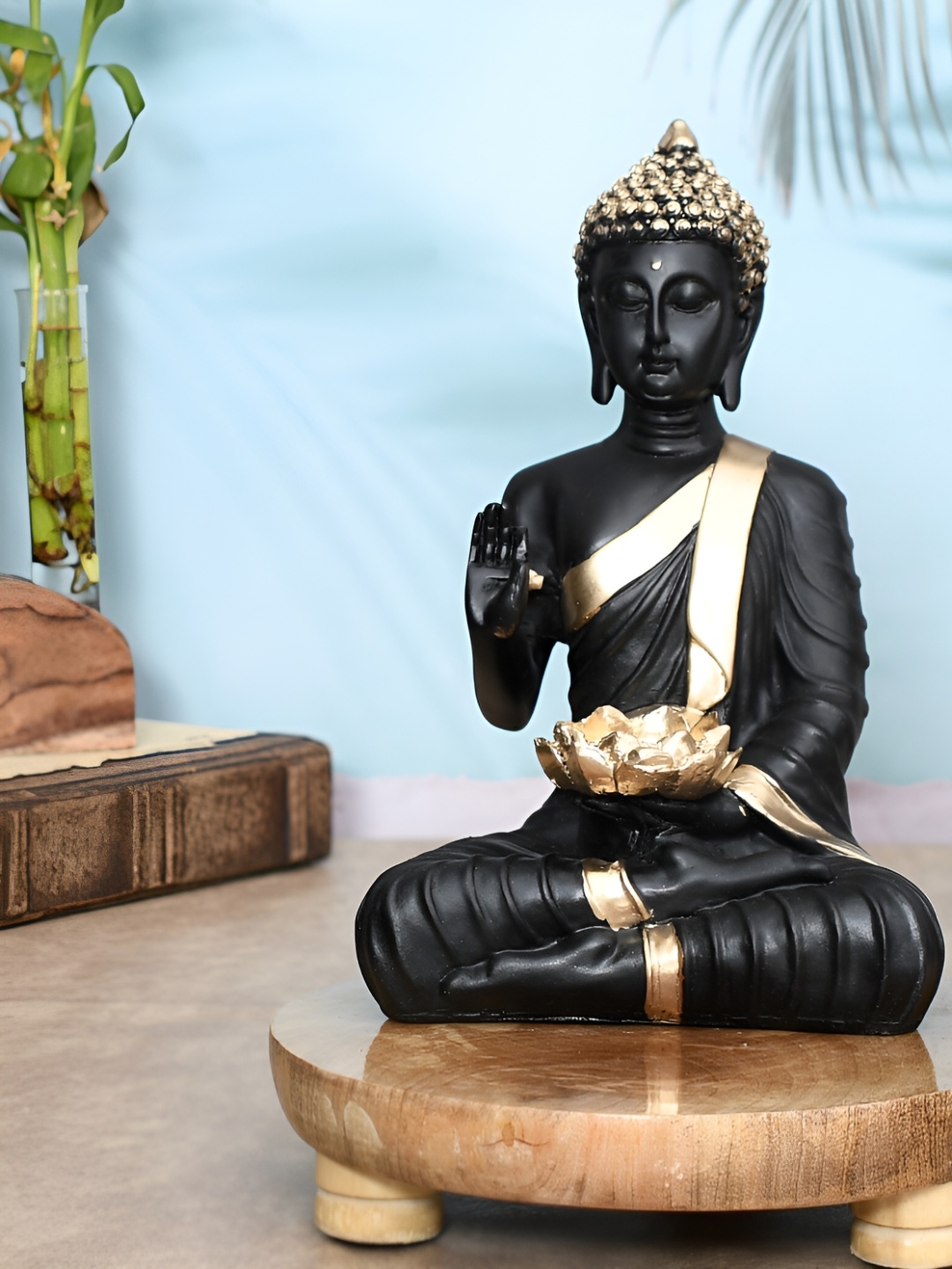 

Craft Junction Black Buddha Idol Showpieces