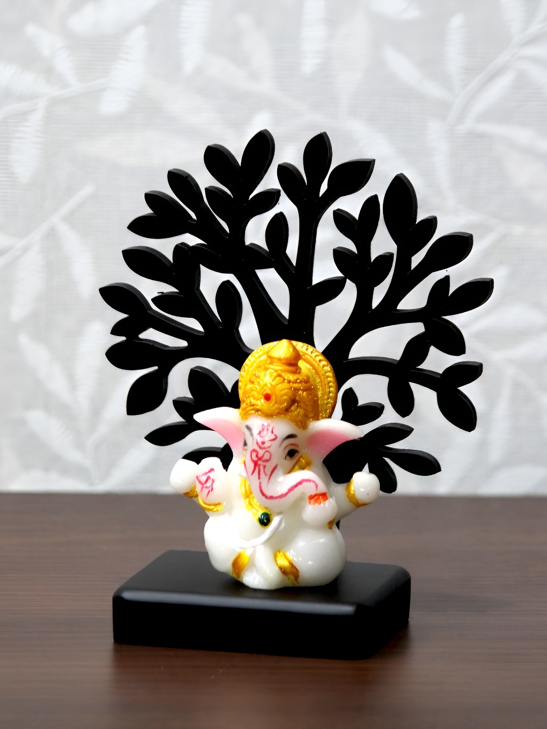 

Craft Junction Black Lord Ganesha Showpieces, Beige