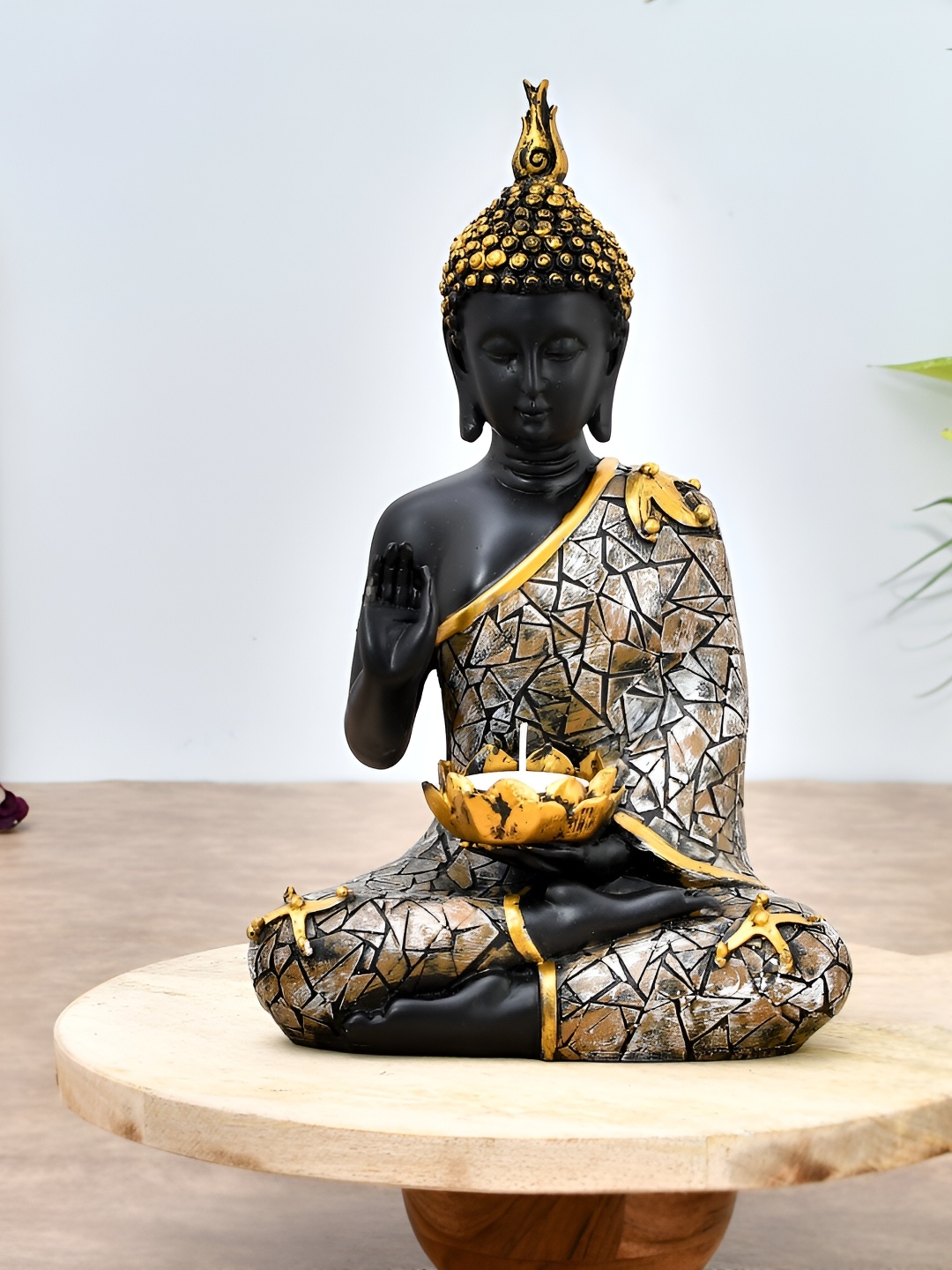 

Craft Junction Black Buddha Idol Showpieces