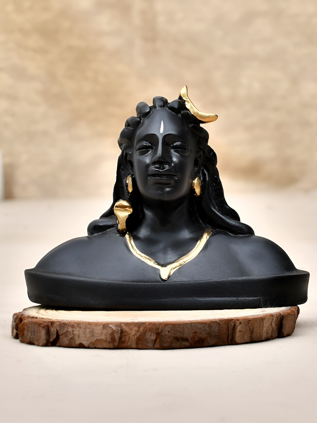 

Craft Junction Black & Gold Toned Religious Decorative Showpiece
