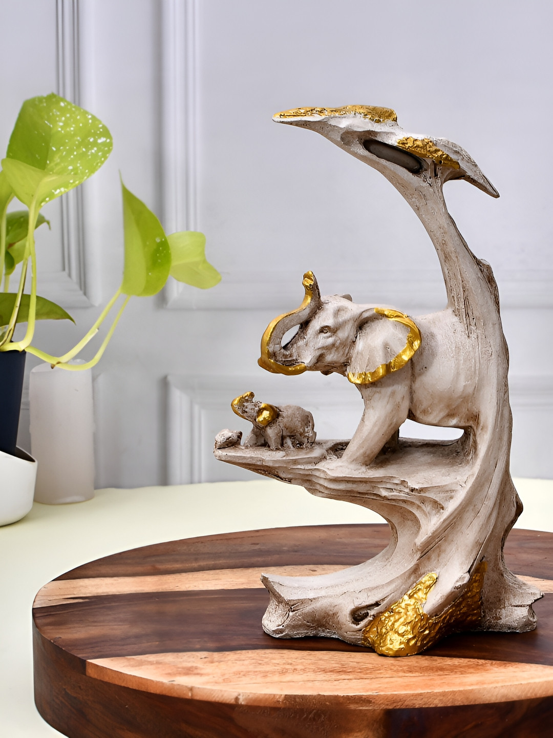 

Craft Junction Cream & Gold Toned Fengshui Decorative Showpiece