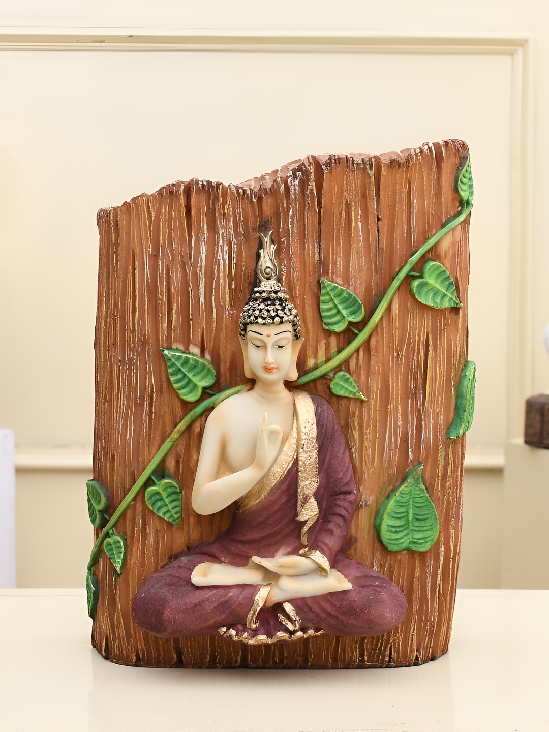 

Craft Junction Brown Buddha Idol Showpieces