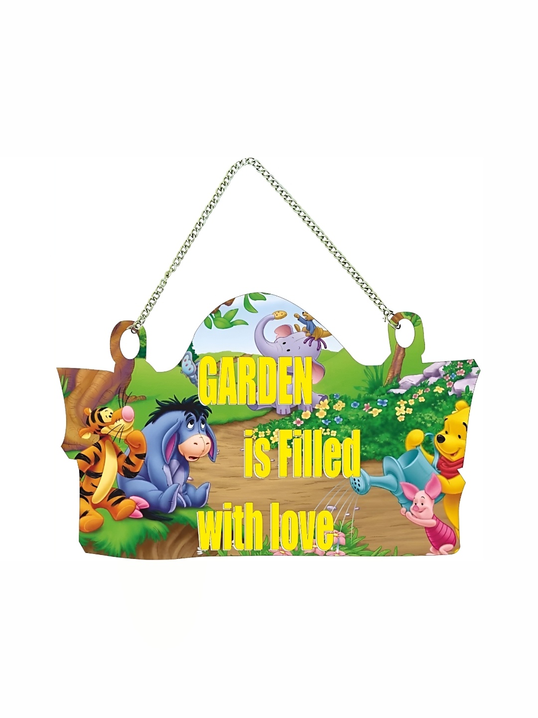

Craft Junction Green & Yellow Wooden Decorative Showpiece