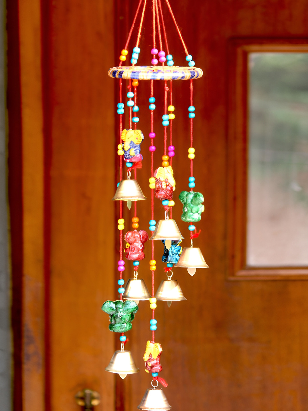 

Craft Junction Red & Yellow Wooden Decorative Showpiece