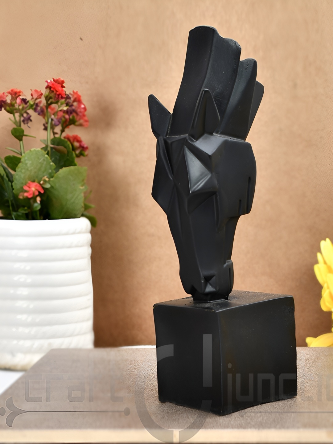

Craft Junction Black Horse Figurine Showpiece