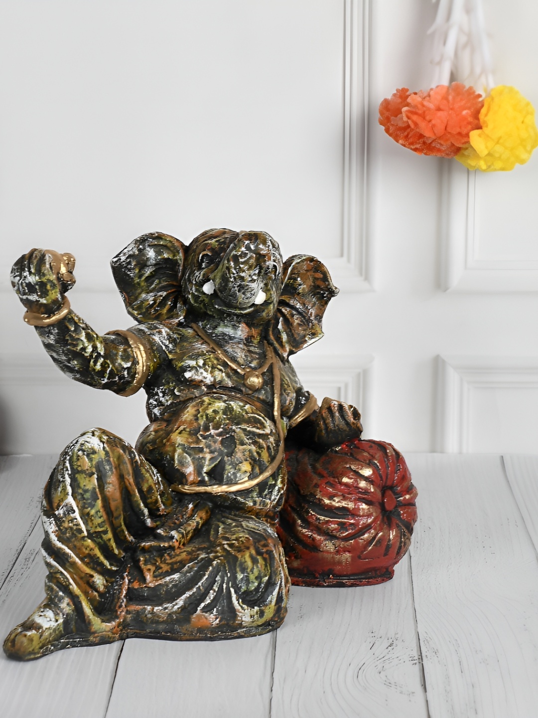 

Craft Junction Bronze Lord Ganesha Showpiece