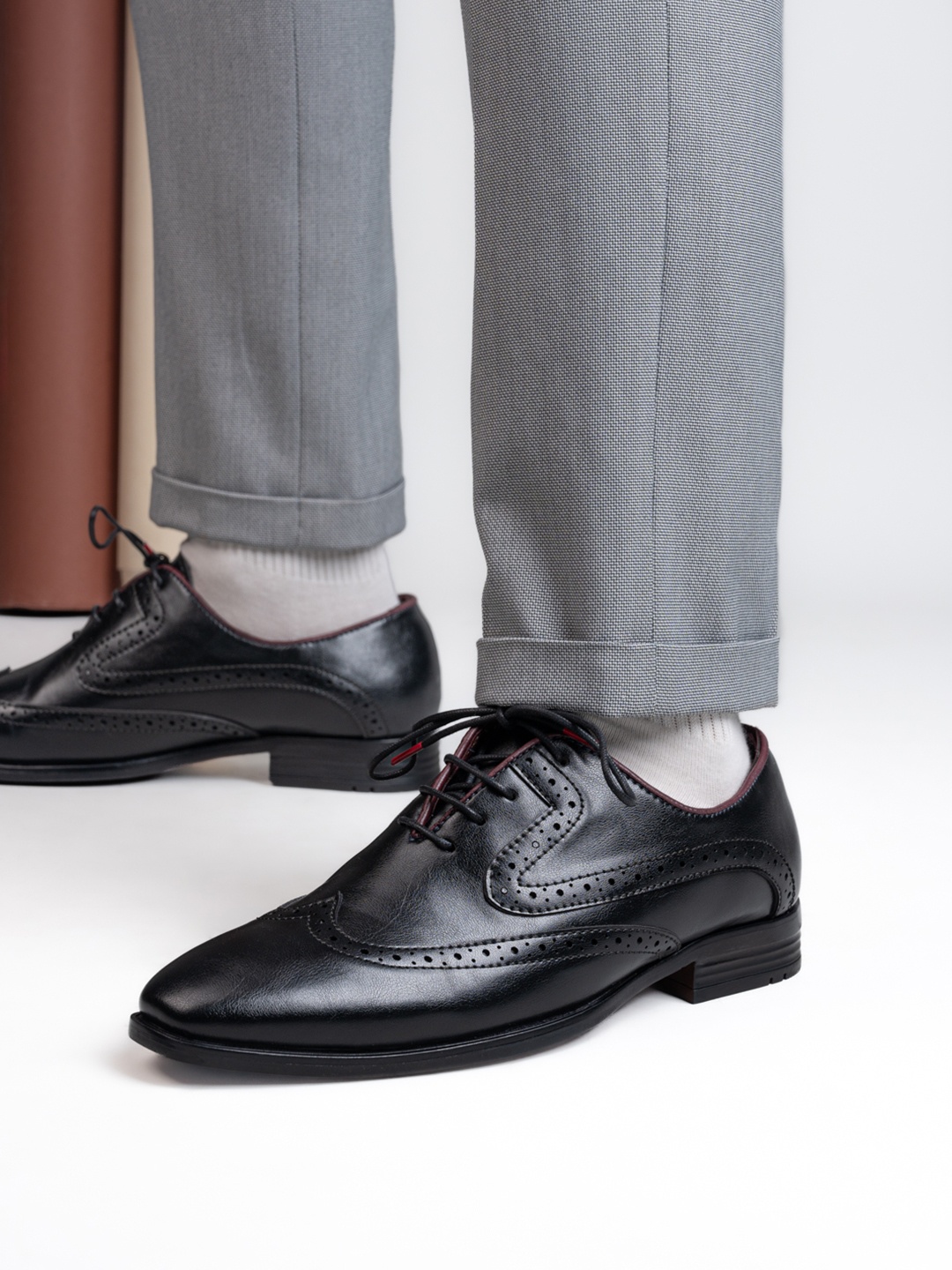 Alberto Torresi Men Formal Brogues, Black
