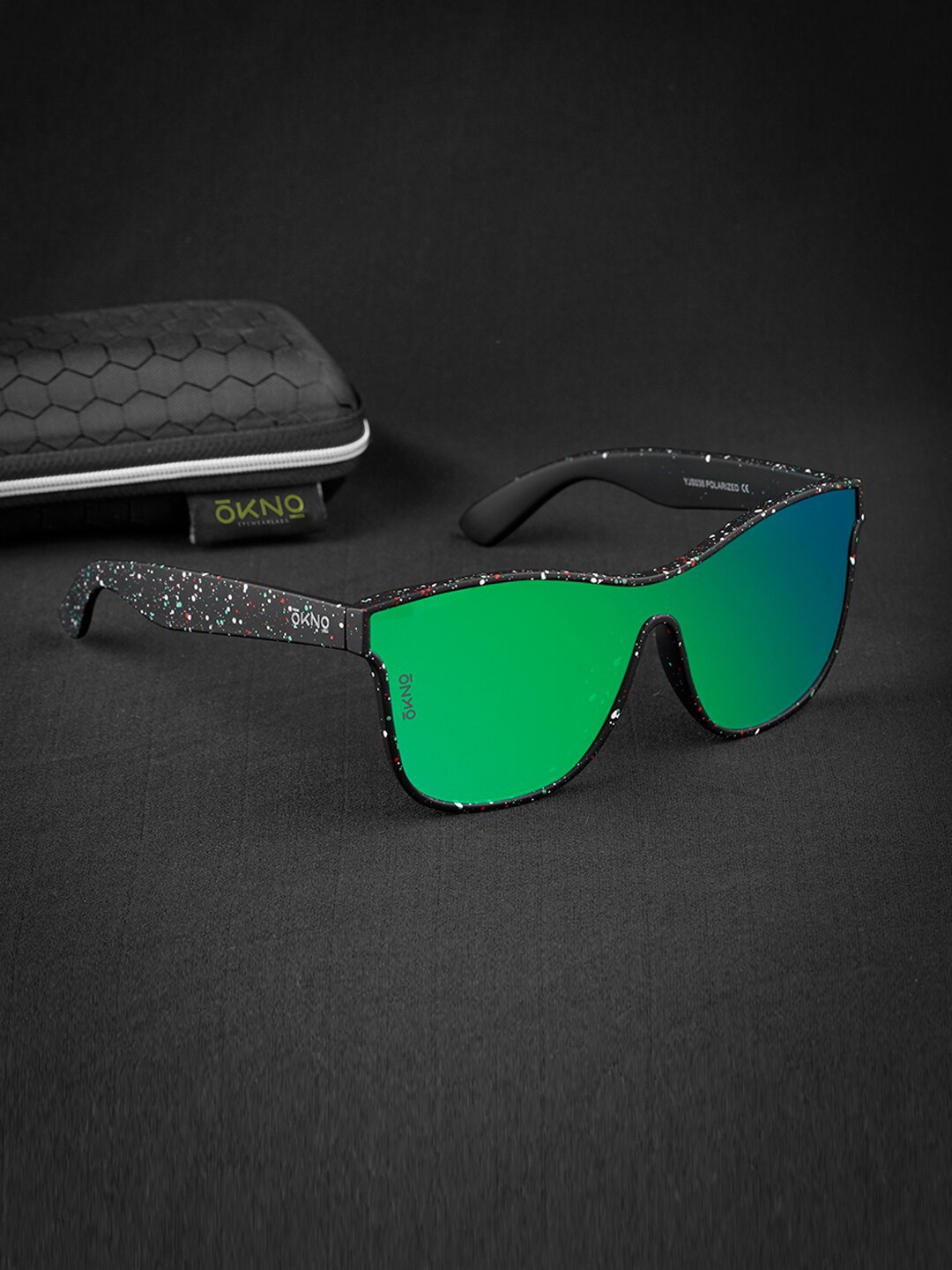 

Eyewearlabs Norvik Unisex Wayfarer Sunglasses with Polarised Lens ELOKNorvikJFC3, Green