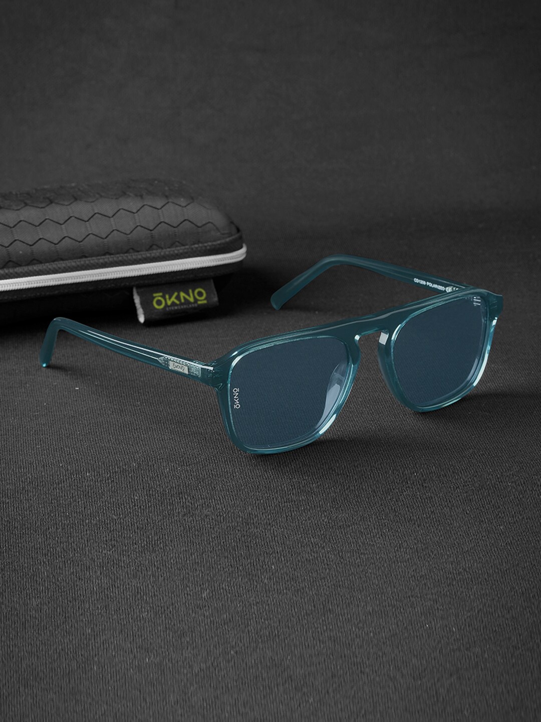 

Eyewearlabs Haydn Unisex Square Sunglasses with Polarised Lens ELOKHaydnMBC3, Blue