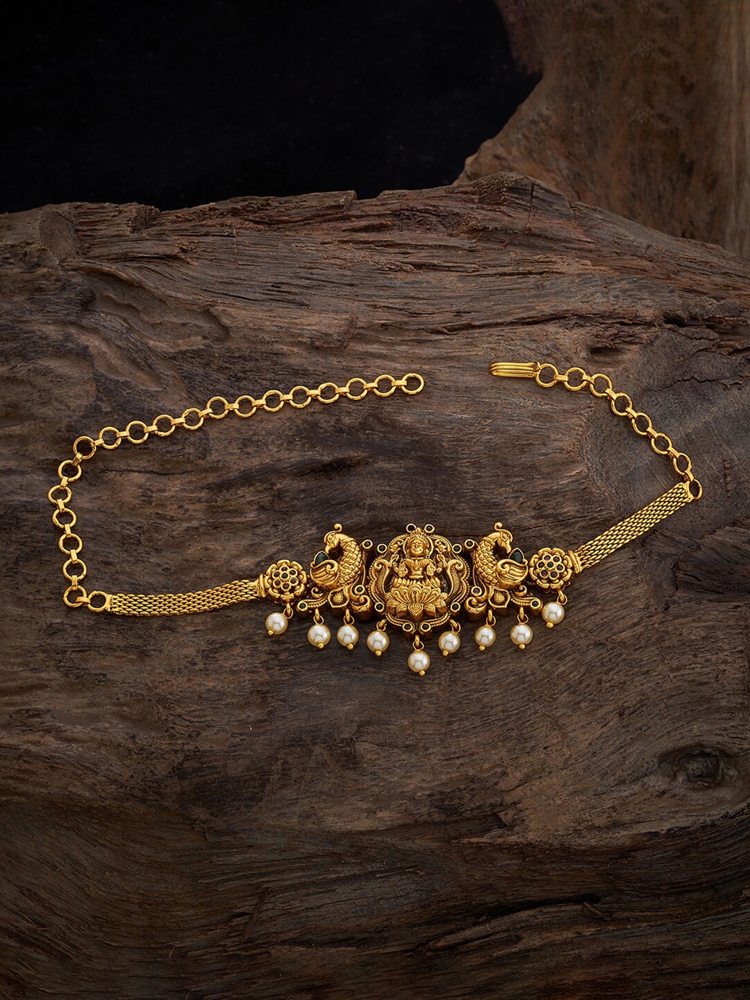 

Kushal's Fashion Jewellery Gold-Plated Armlet Bracelet