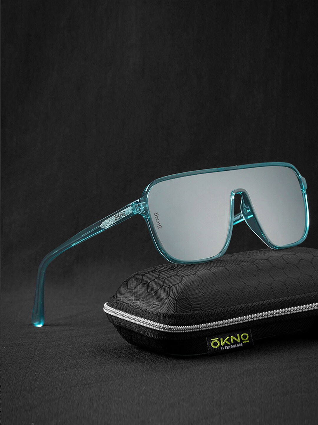 

OKNO Unisex Wayfarer Sunglasses with Polarised Lens OKRyftJFC4, Silver
