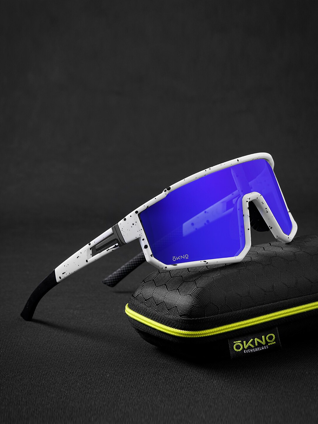 

OKNO Ryker Unisex Sports Sunglasses with Polarised Lens OKNORykerFKC7, Blue