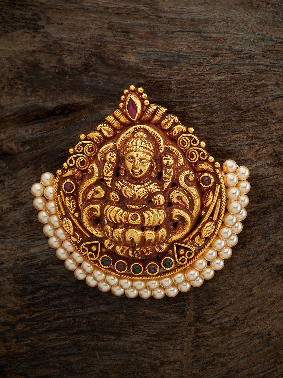 

Kushal's Fashion Jewellery Gold-Plated 92.5 Pure Silver Contemporary Pendant