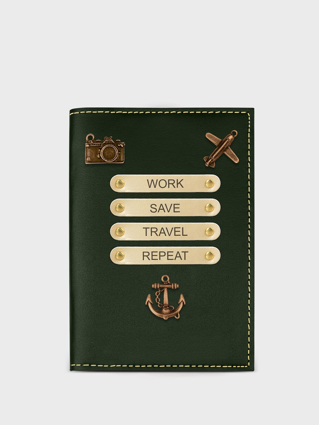

The Wallet Store Men Leather Passport Holder, Green