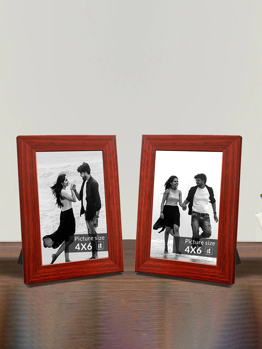 

Art Street Brown Set of 2 Wooden Table Photo Frames