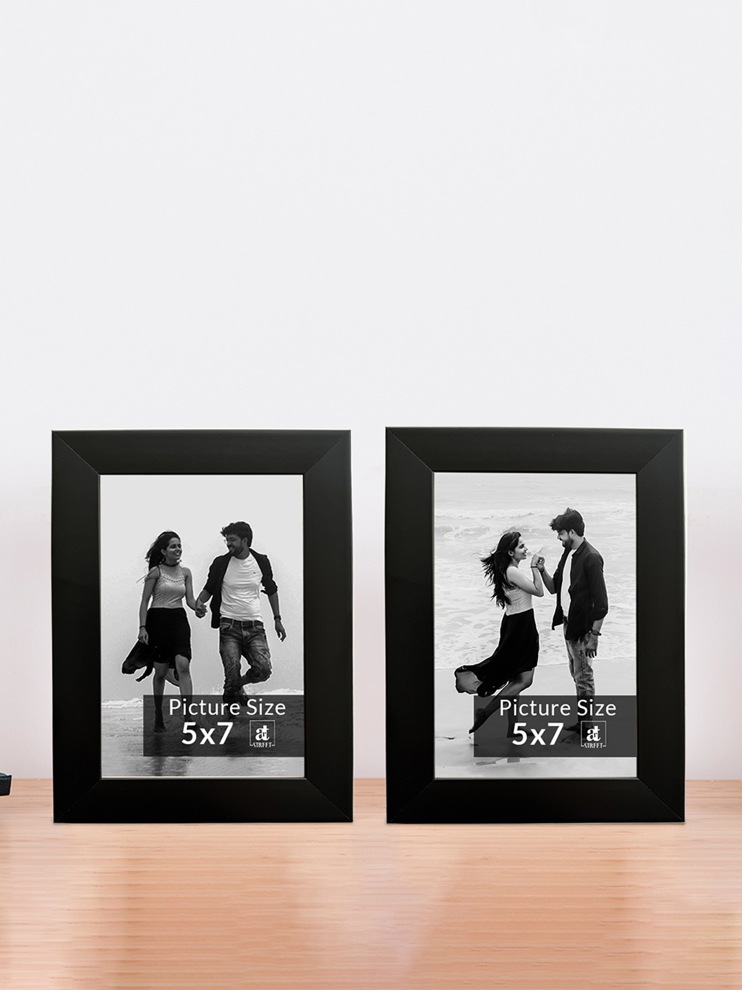 

Art Street Black Set of 2 Wooden Table Photo Frames