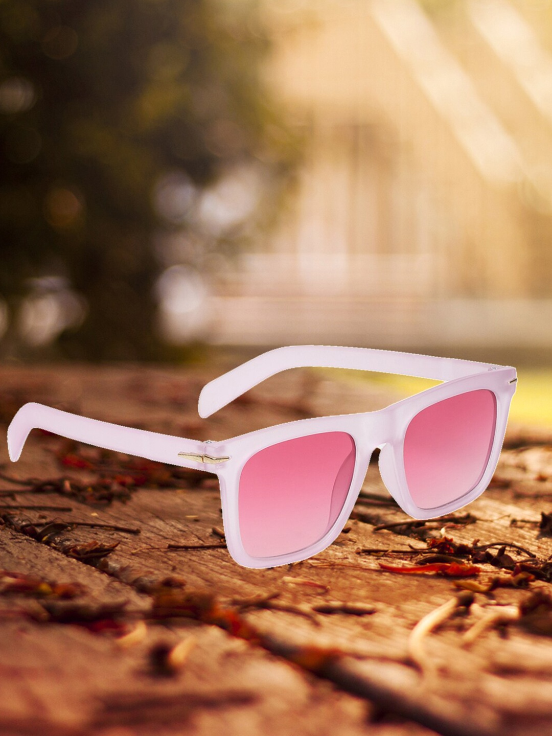 

Swiss Design Unisex Wayfarer Sunglasses with UV Protected Lens SDSG-09-PK, Pink