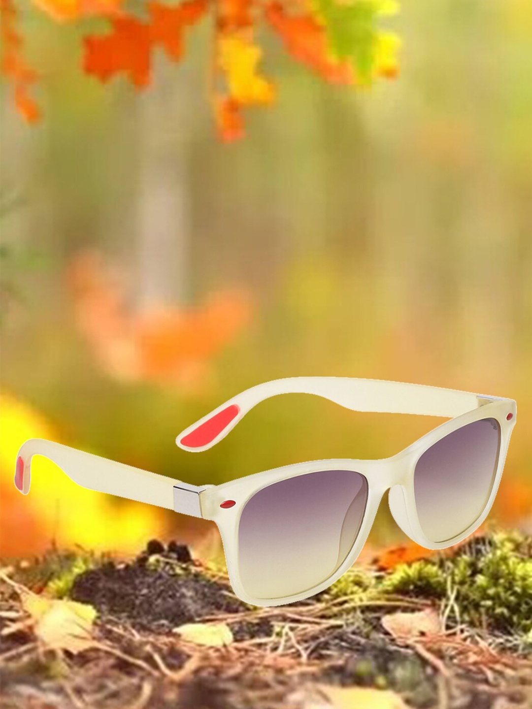 

Swiss Design Unisex Wayfarer Sunglasses with UV Protected Lens SDSG-10-OW, Brown