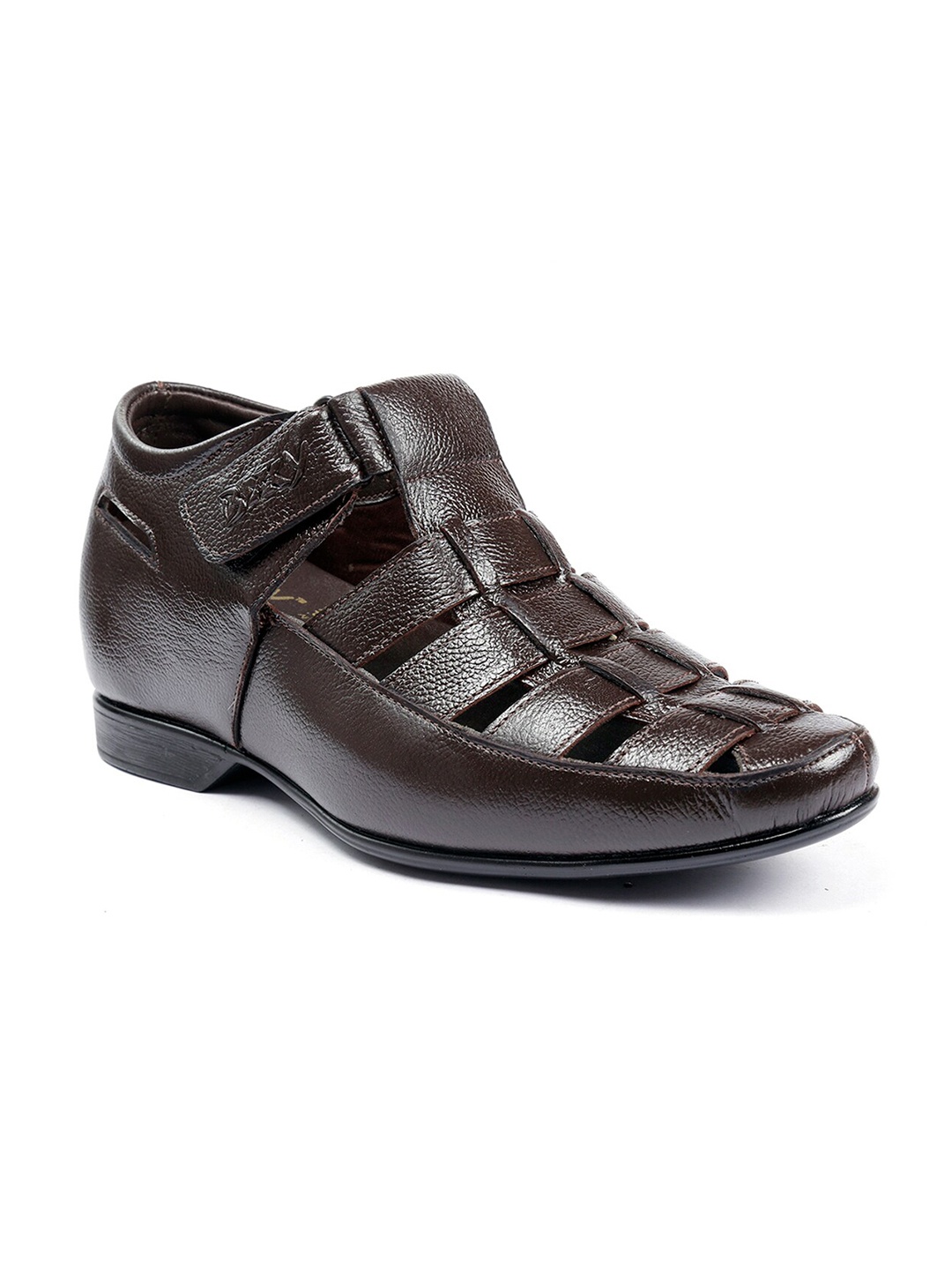 

Bxxy Men Elevator Shoe-Style Sandals, Brown