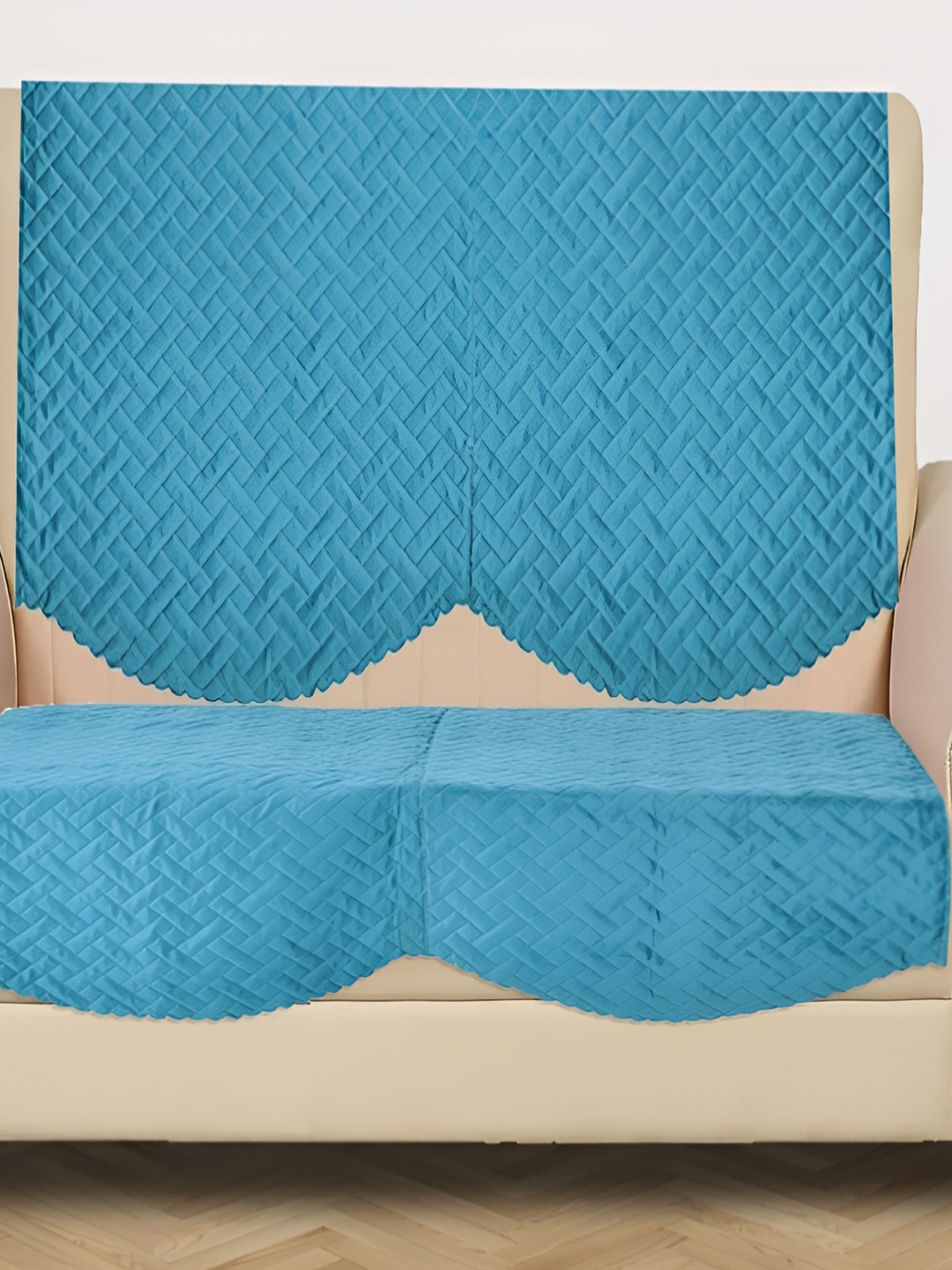 

RRC Sea Green 4 Pieces Sofa Covers