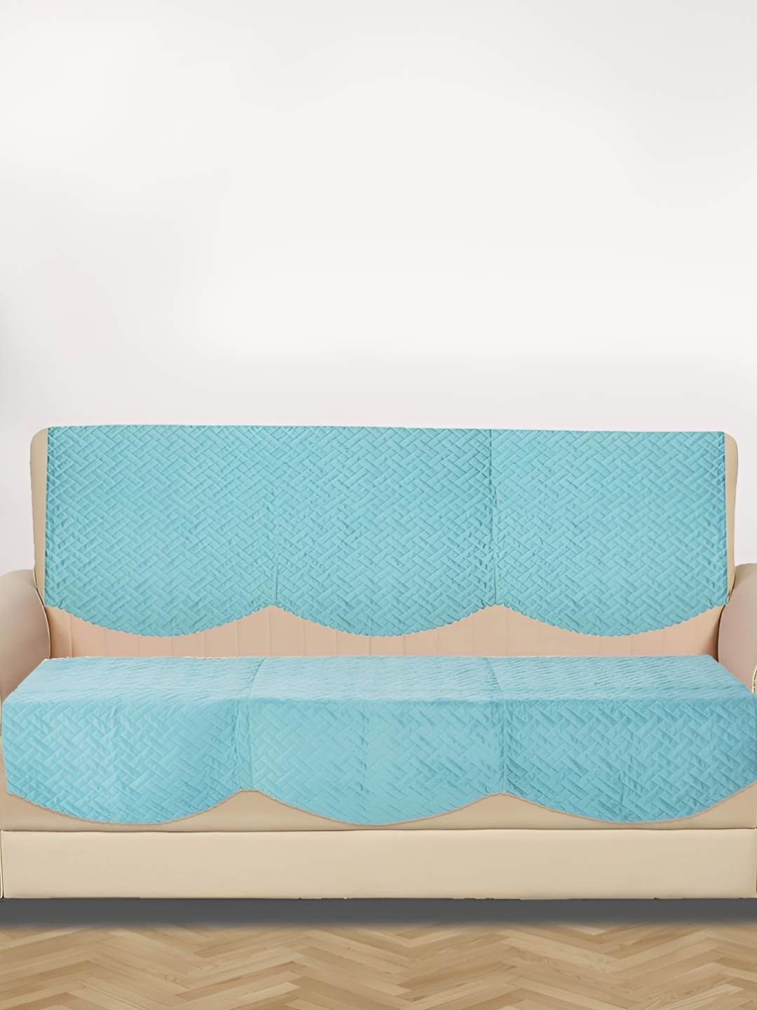 

RRC Turquoise Blue 6 Pieces Sofa Covers