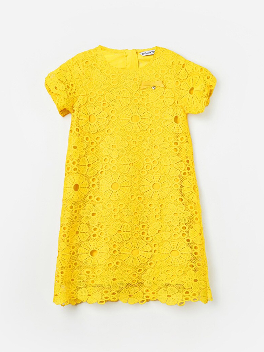 

Fame Forever by Lifestyle Girls Self Design A-Line Dress, Yellow