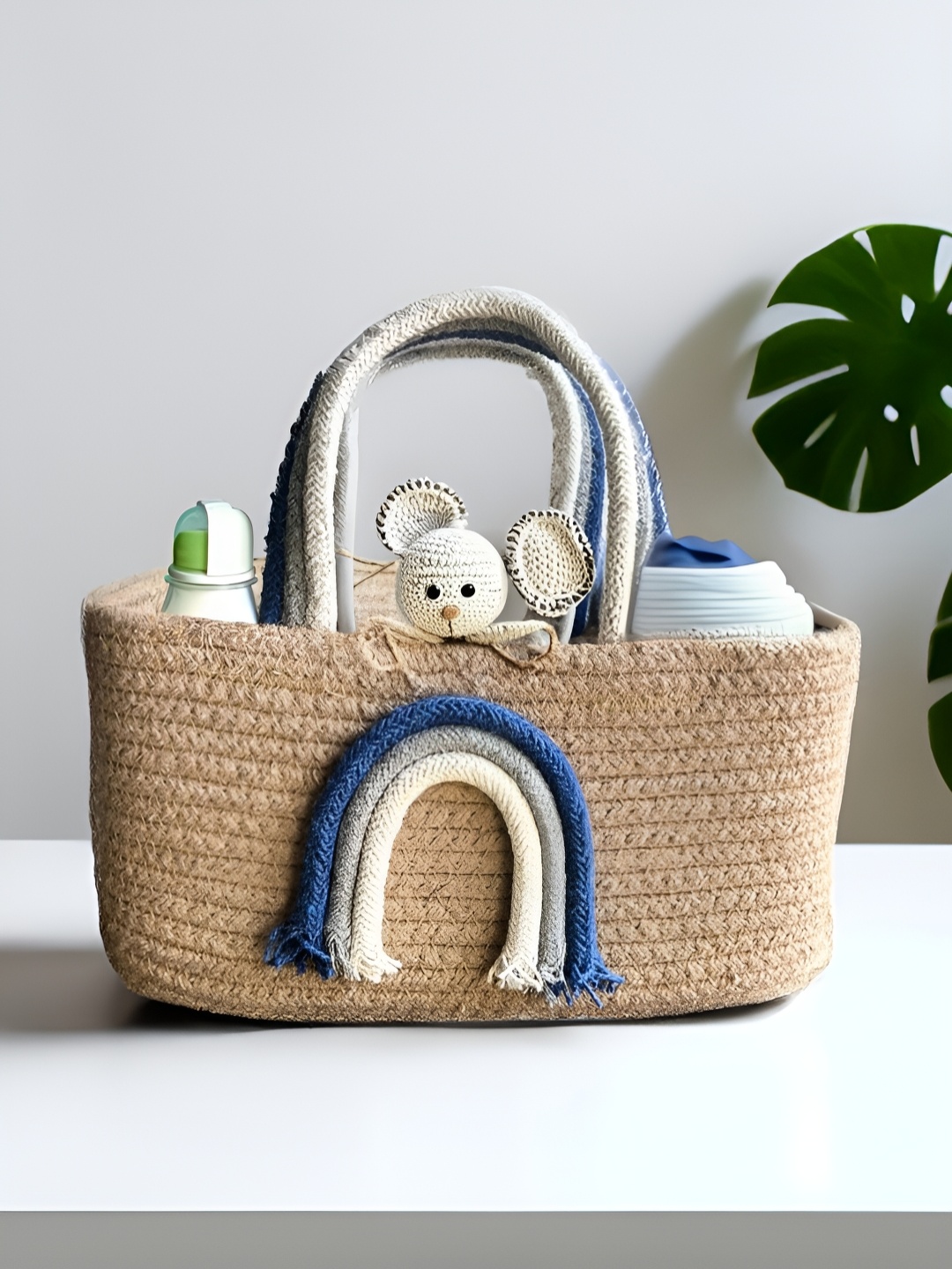 

JASMEY HOMES Beige Super Strong Desk Organiser