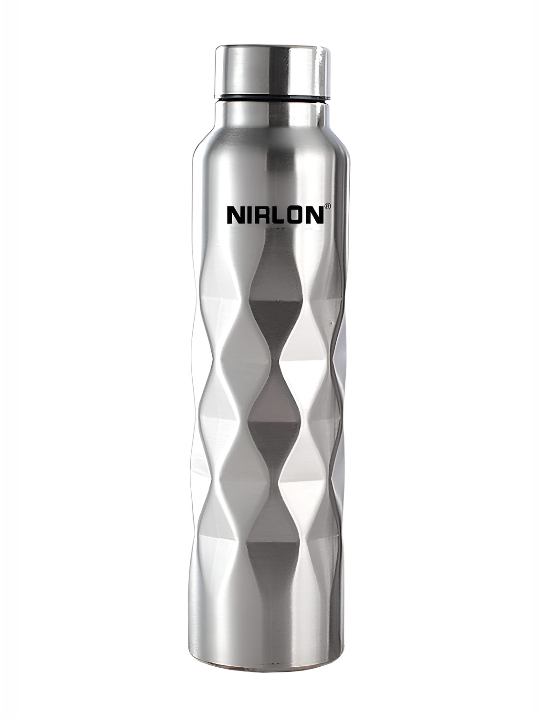 

NIRLON Silver-Toned Single Wall Vacuum Stainless Steel Water Bottle 1L