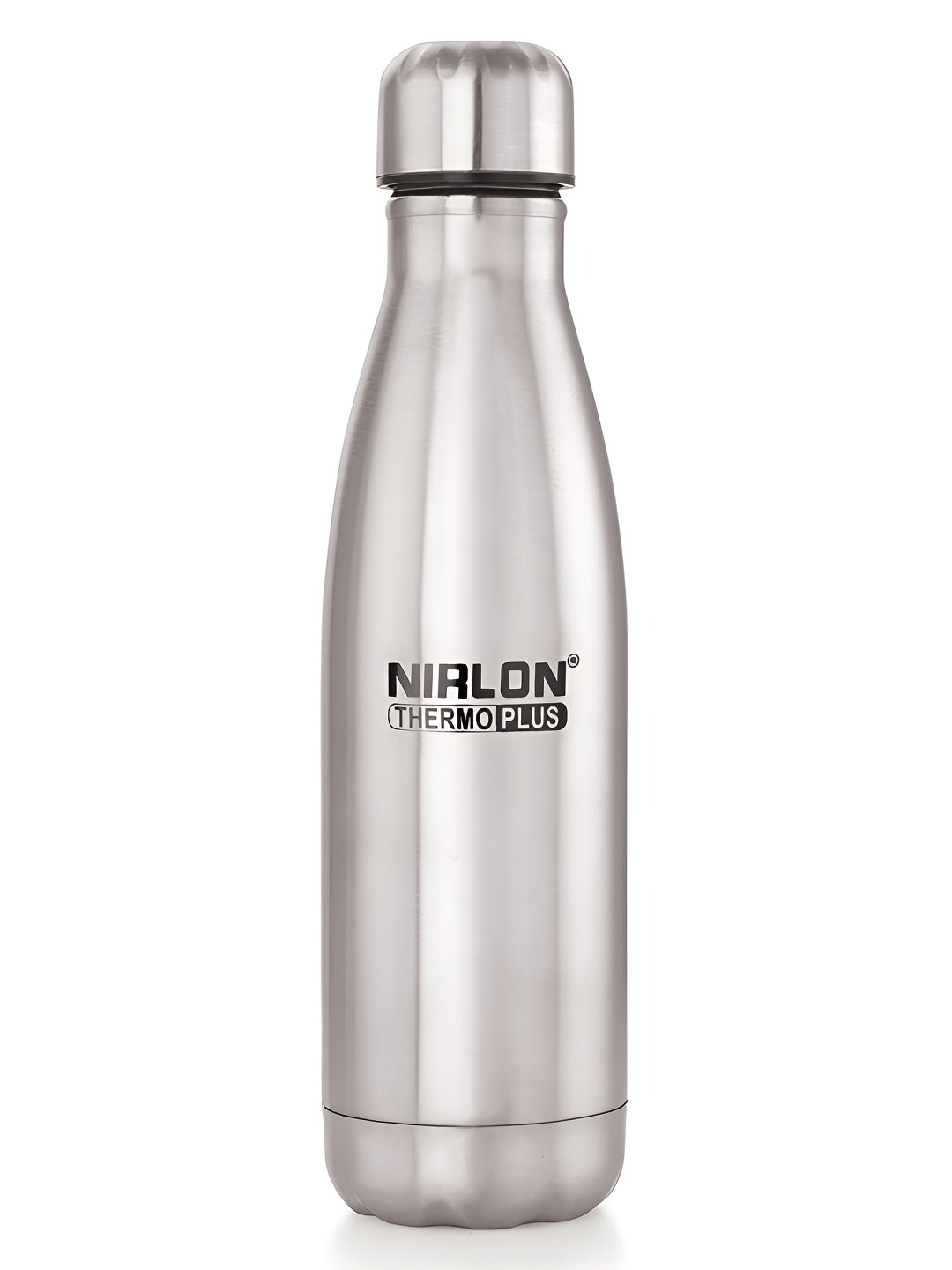 

NIRLON Silver-Toned Typography Printed Stainless Steel Water Bottle 750 ML