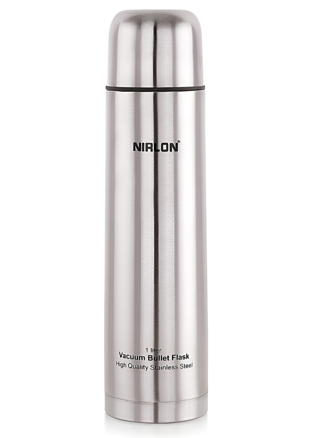 

NIRLON Silver-Toned Flask Bottle 1 L