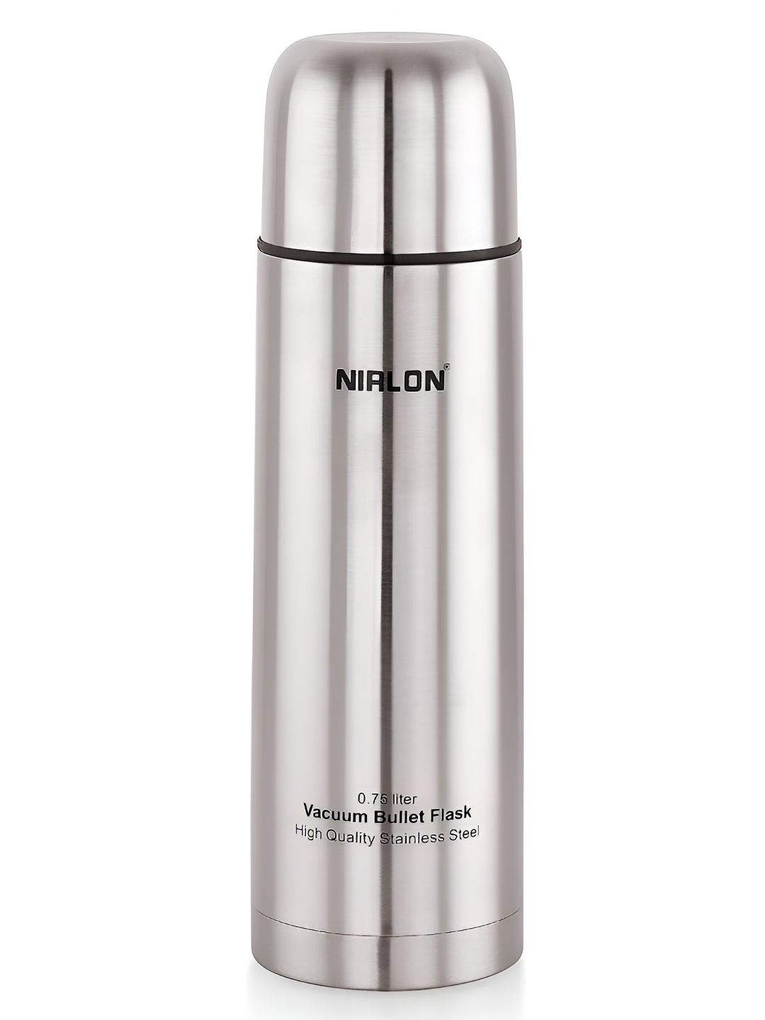 

NIRLON Silver Toned Double Wall Vacuum Stainless Steel Flask Water Bottle 750 ml