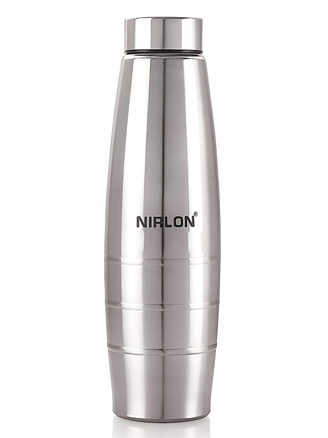 

NIRLON Silver Toned Single Wall Vacuum Stainless Steel Solid Water Bottle 1 L