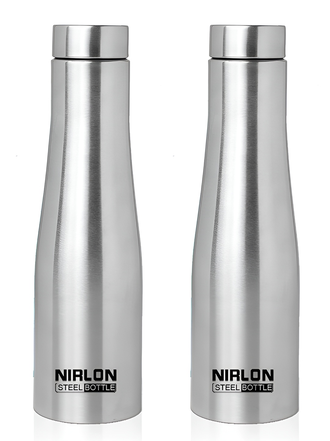 

NIRLON Silver-Toned 2 Stainless Steel Water Bottle 1000 ml Each