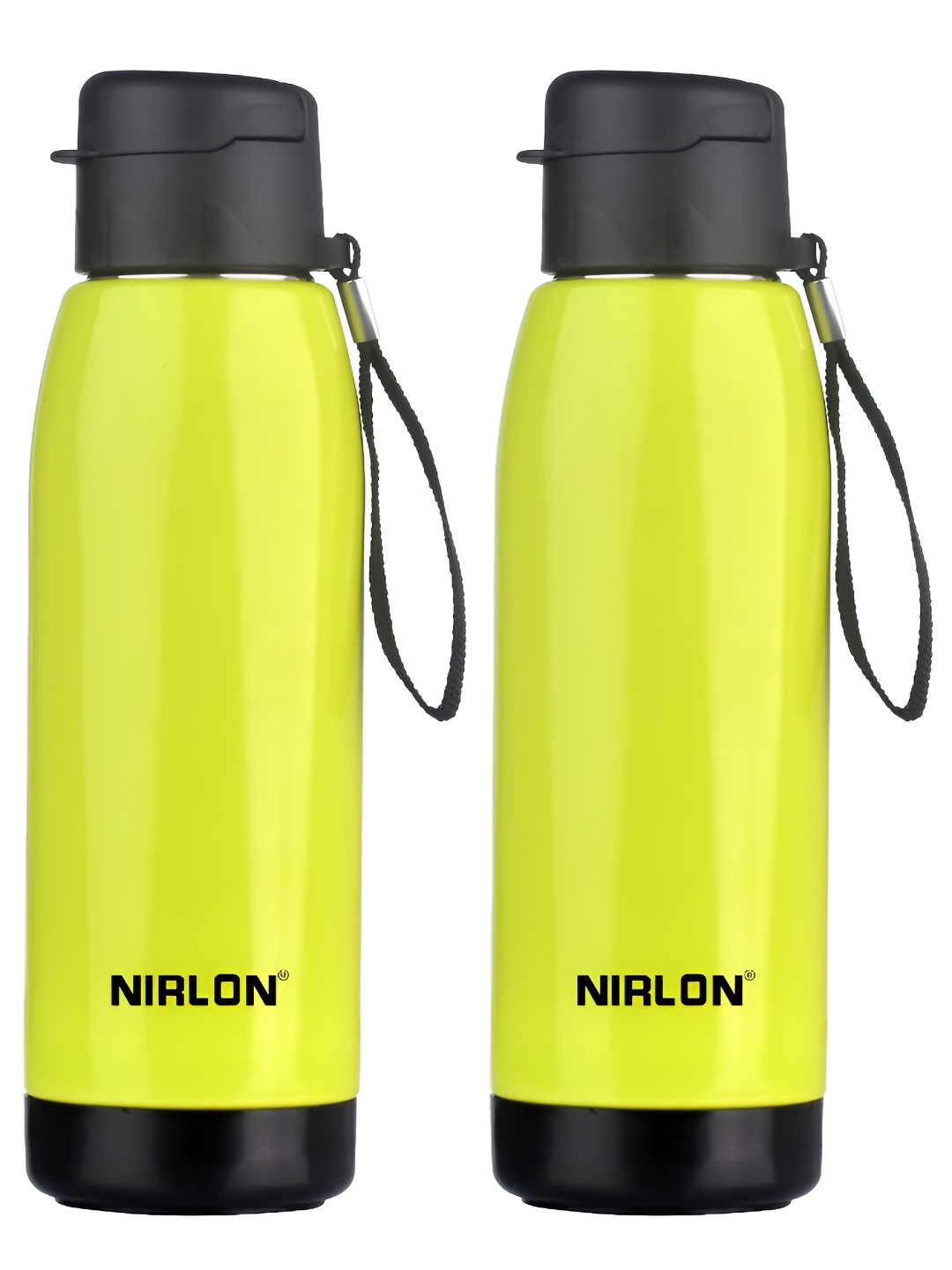 

NIRLON Green 2 Pieces Stainless Steel Solid Water Bottle 750 ml
