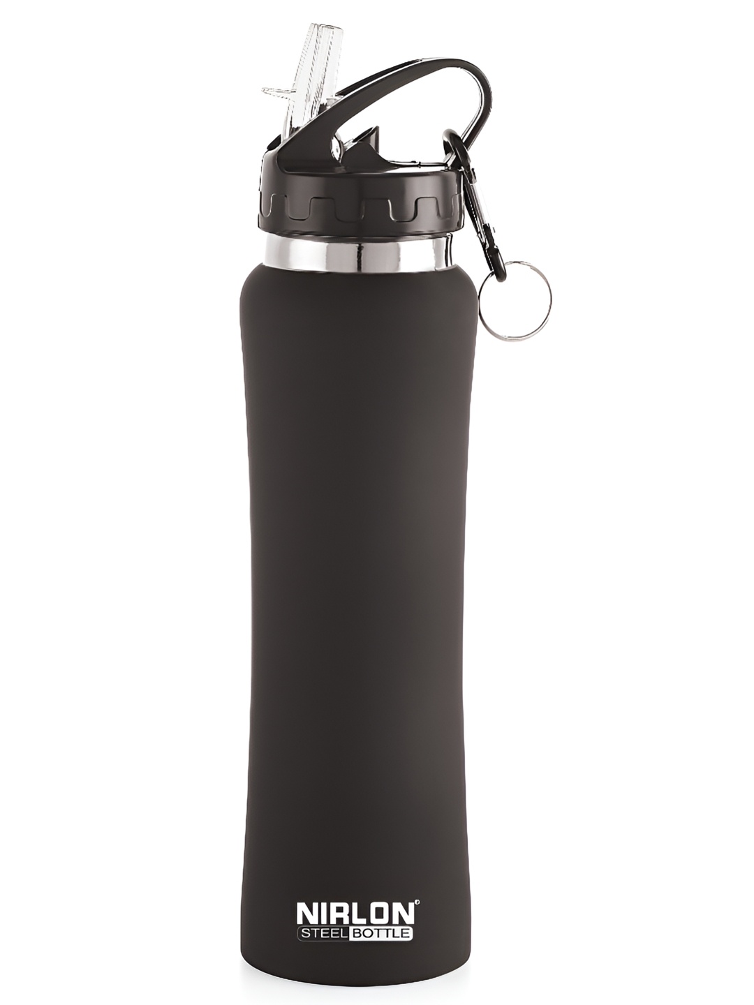 

NIRLON Black Single Stainless Steel Solid Sipper Water Bottle 750 ml