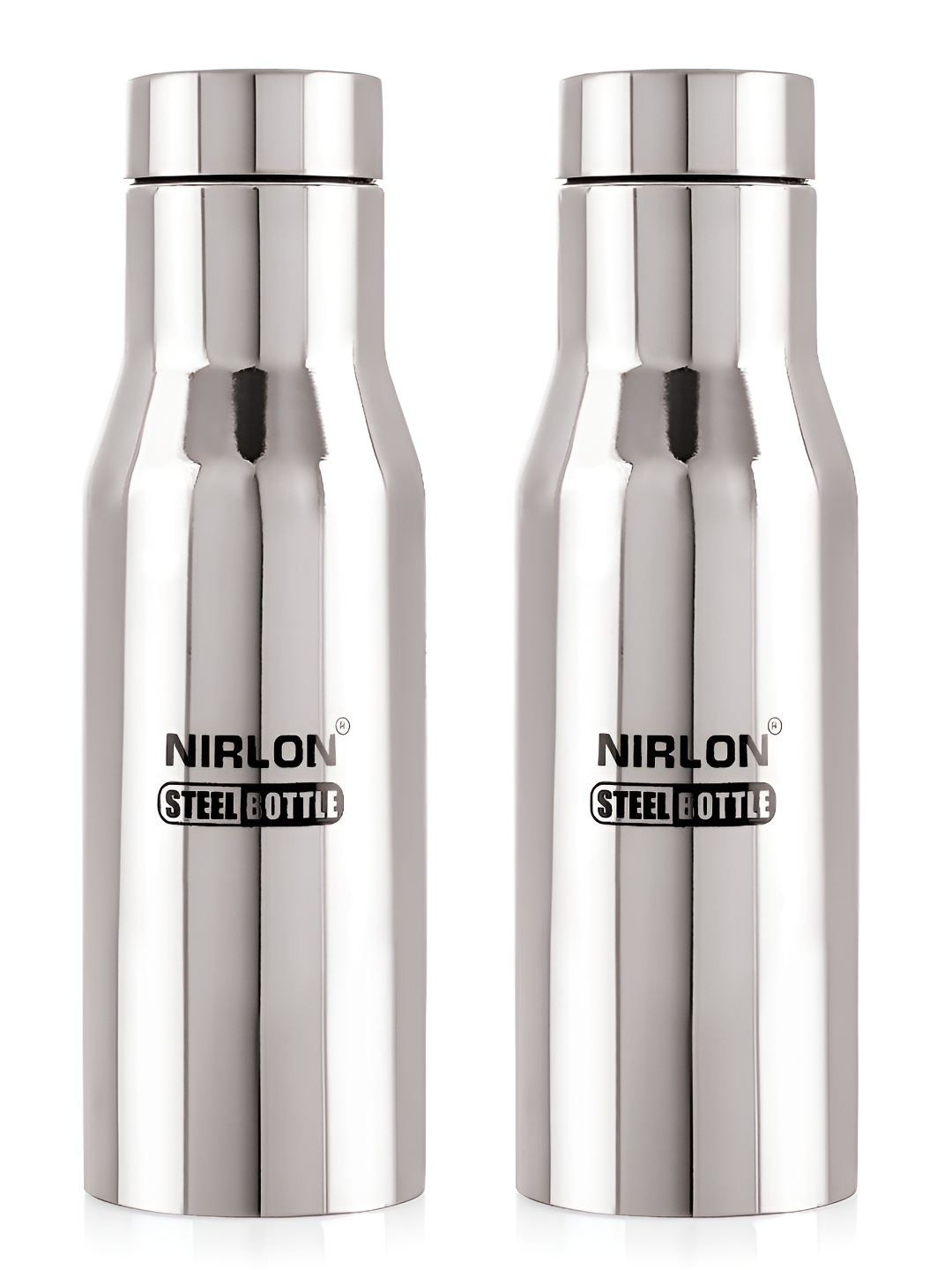 

NIRLON Silver-Toned 2 Stainless Steel Water Bottle 1000 ml Each