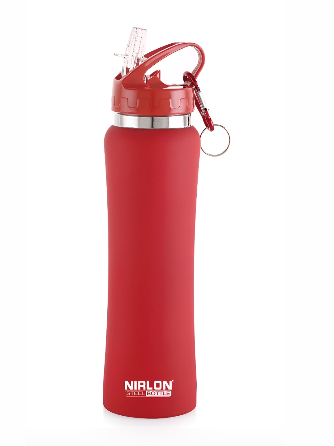 

NIRLON Red Stainless Steel Sipper Water Bottle 750 ml