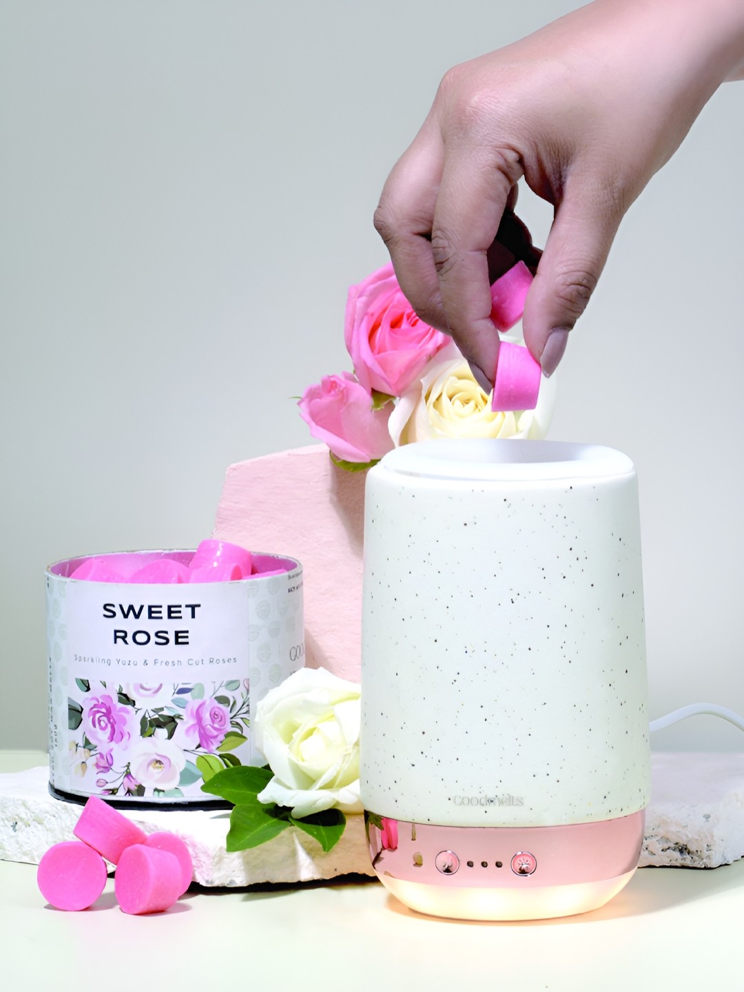 

GoodMelts Sweet Rose Scented Soy Wax Melts, Pink