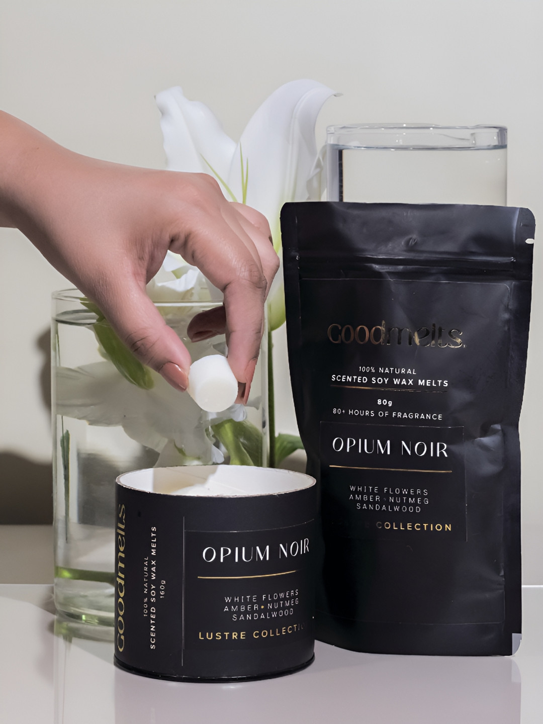 

GoodMelts Opium Noir Scented Soy Wax Melts, White