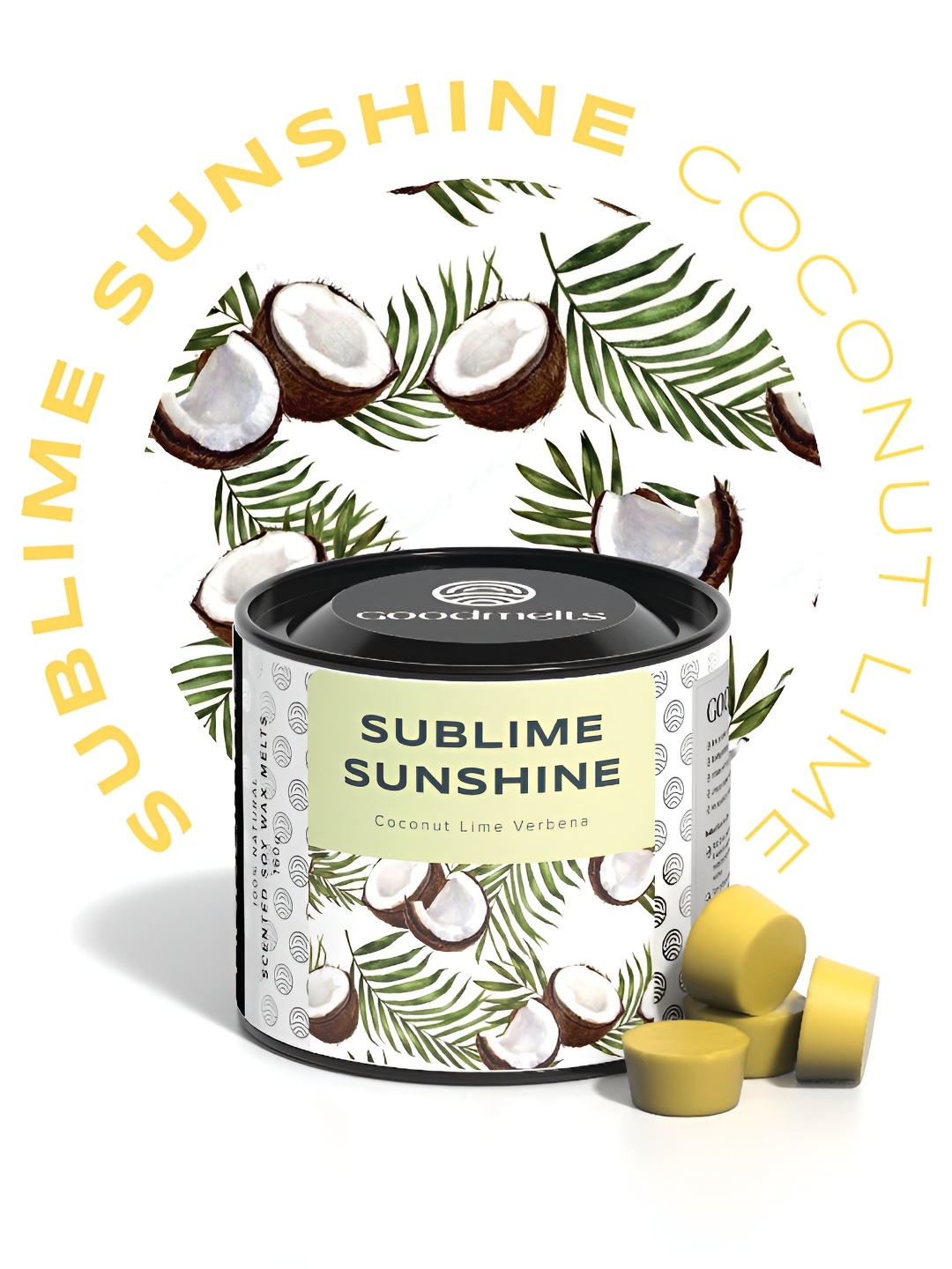 

GoodMelts Sublime Sunshine Scented Soy Wax Melts, Yellow