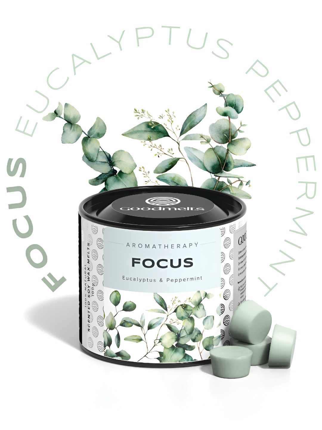 

GoodMelts Focus Aromatherapy Scented Soy Wax Melts, Green
