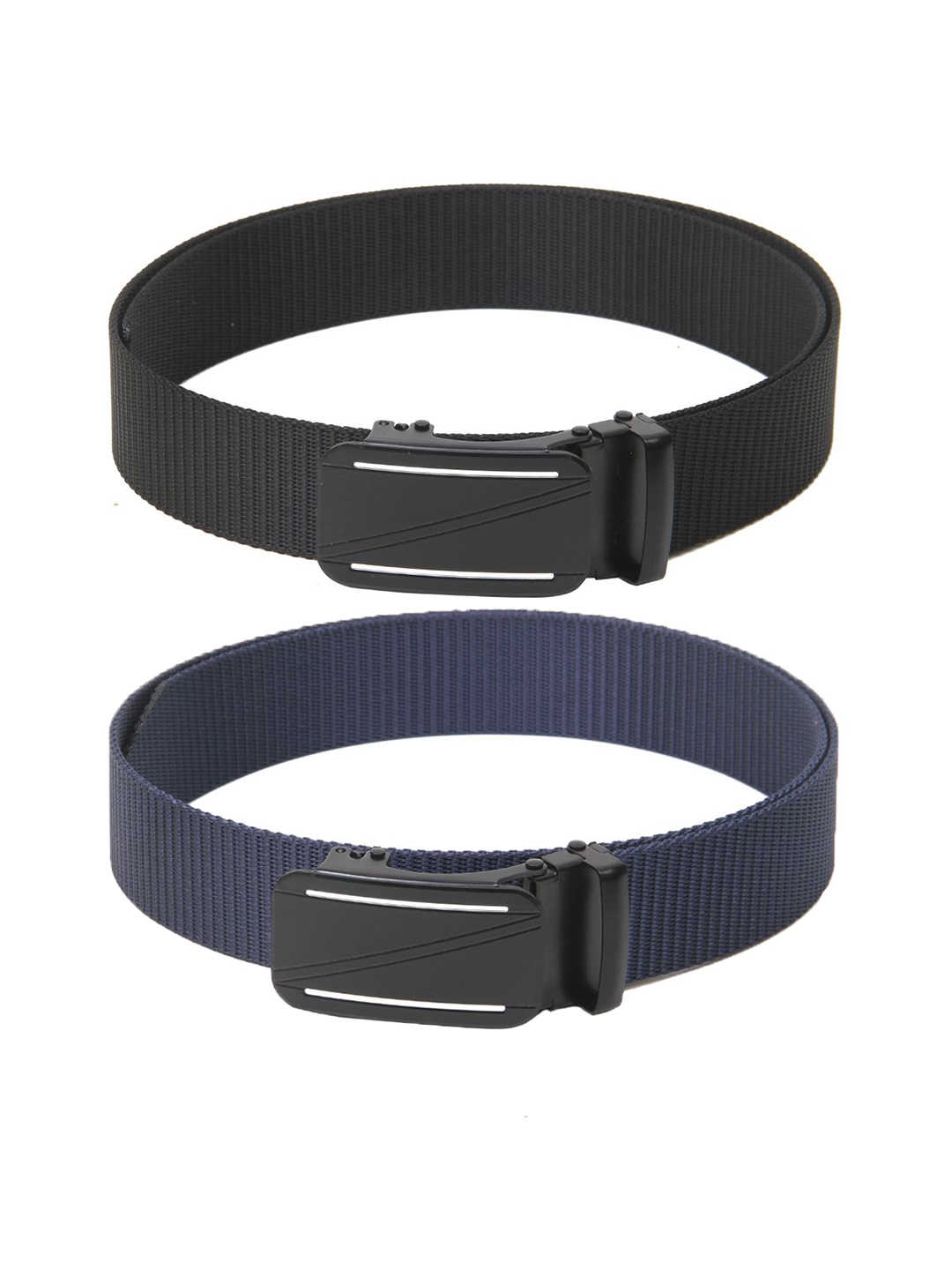 

Calvadoss Men Set Of 2 Belt, Black