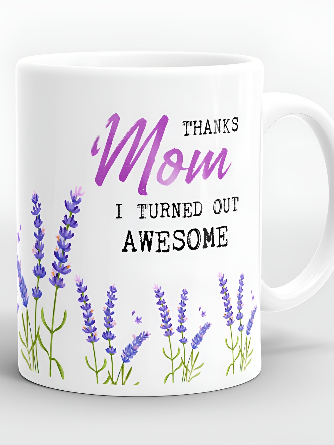 

SUBLIKRAFT White & Green Text or Slogans Printed Ceramic Matte Mug 330 ml
